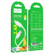 USB кабель HOCO X122 USB - Lightning, білий