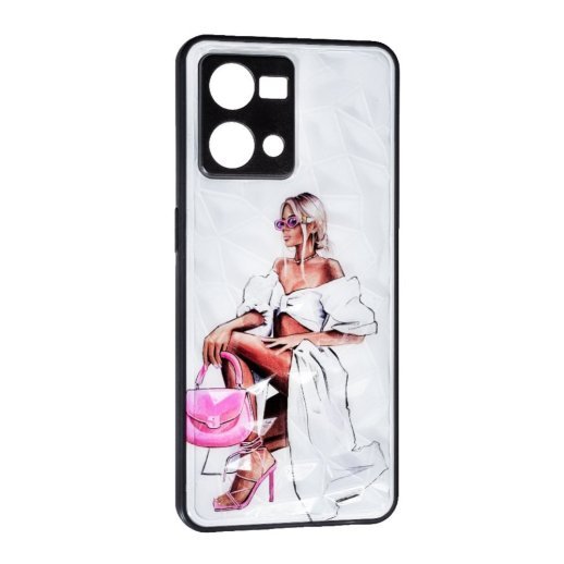 Чохол Prisma Ladies New для Oppo Reno 7 Pink Bag