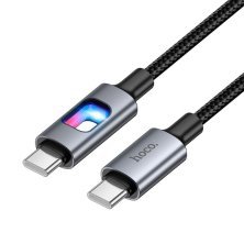 USB-C кабель Hoco U144 Type-C to Type-C 60 Вт 1,2 м (чорний)