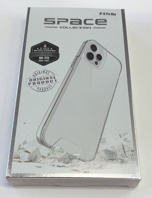 Силикон Space for Apple Iphone 15 Pro Max Прозорий