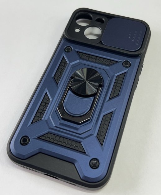 Armor Case With Curtain for Apple Iphone 13 Чорний