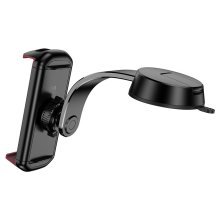 Автотримач Hoco H68 Gamble для планшета/телефону (торпедо), чорний/червоний