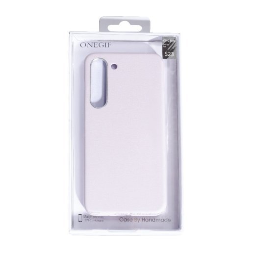 Накладка Onegif Leather Case для Samsung S23 Purple