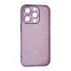 Силікон Clear Shine для Apple iPhone 15 Pro Max Violet