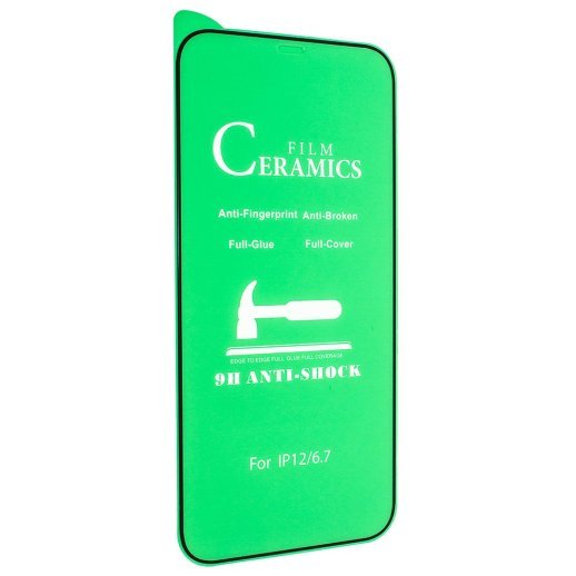 CERAMICS FILM ANTI-SHOCK APPLE IPHONE 12 PRO MAX 6,7" ЧОРНИЙ