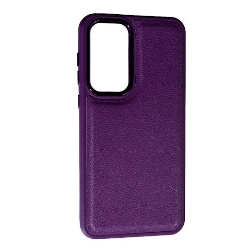 Накладка Leather Case для Samsung A35 Violet
