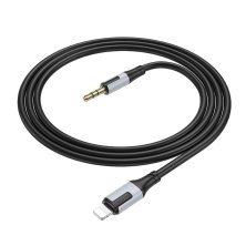 Кабель BOROFONE BL19 AUX Lightning - jack 3.5мм 1 МЕТР ЧОРНИЙ