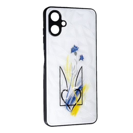 Накладка Prisma UA для Samsung A06 Ukraine with flowers