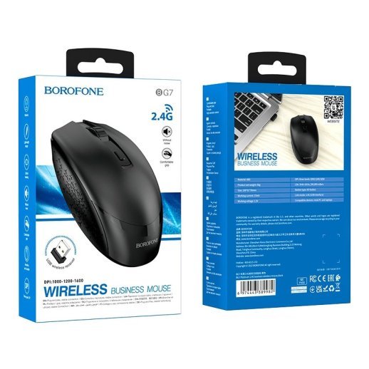Мишка бездротова BOROFONE BG7 Platinum 2.4G business wireless