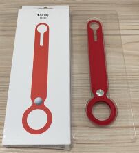 Airtag Silicone Loop Orange