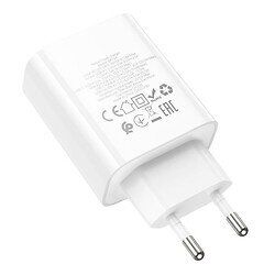 Мережевий зарядний пристрій BOROFONE BA79A Clever PD20W USB-C - 1 PORT, USB-A - 3 PORT