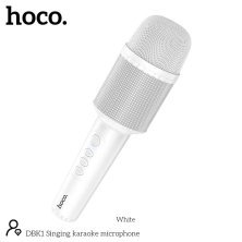 Микрофон караоке HOCO DBK1, white