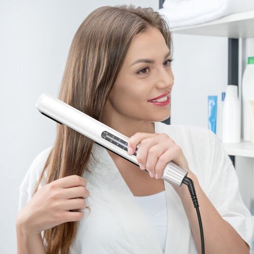 Випрямляч для волосся 2-в-1 HOCO HP41 випрямлення та завивка, БІЛИЙ