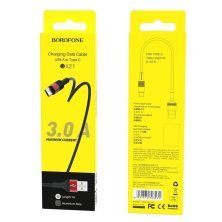 USB кабель BOROFONE BX21 3A 1M USB - Type-C червоний