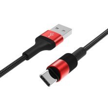 USB кабель BOROFONE BX21 3A 1M USB - Type-C червоний