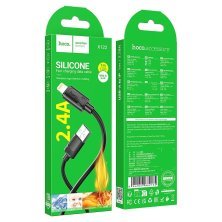 USB кабель HOCO X122 USB - Lightning, чорний