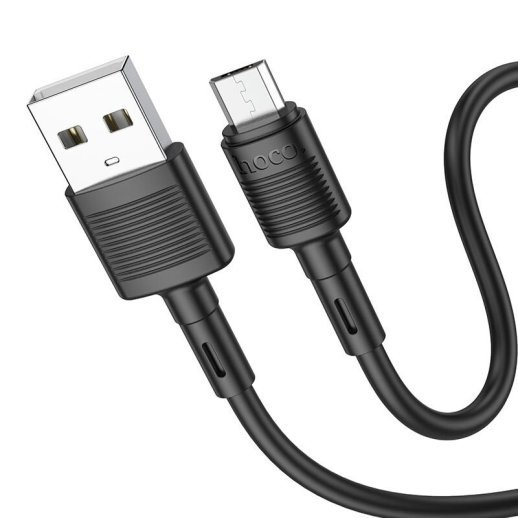 USB кабель HOCO X83 USB - micro USB 1 метр, чорний