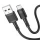 USB кабель HOCO X83 USB - micro USB 1 метр, чорний