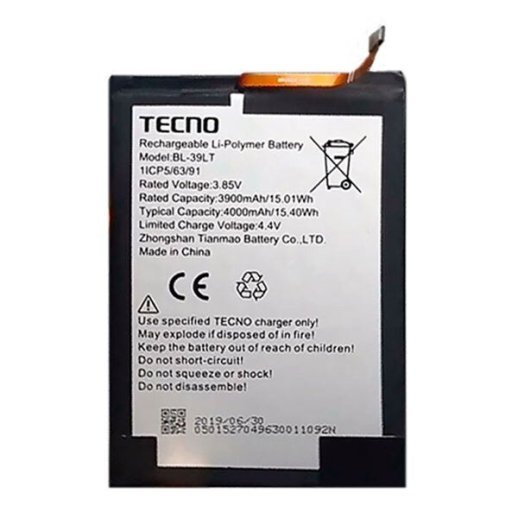 Акумулятор для Tecno BL-39LT / Spark 4 AAAA