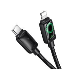 USB-C кабель HOCO U146 Type-C - Lightning, 30 Вт, 1,2 м, чорний