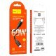 USB-C кабель HOCO X96 60W Type-C - Type-C 1 MЕТР ЧОРНИЙ