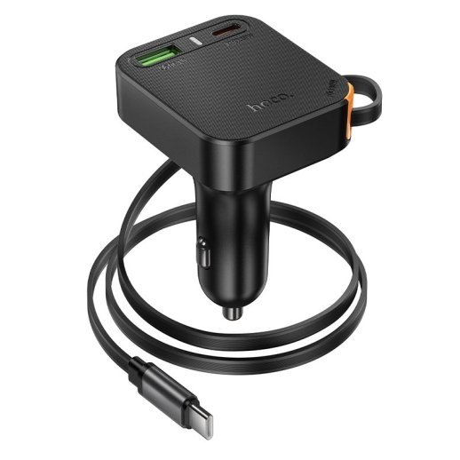 Автомобільний зарядний пристрій HOCO NZ18 PD 35W 2*TYPE-C + 1 USB QC 3.0 18W, чорний