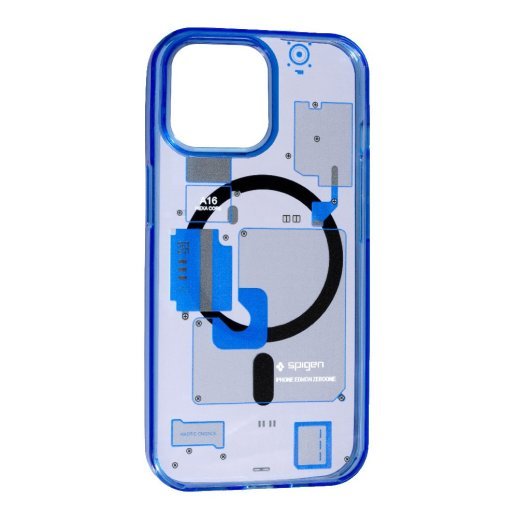 Накладка Spigen MagSafe Diagram для Apple iPhone 14 Pro Blue