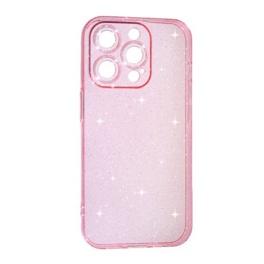 Силікон Clear Shine для Apple iPhone 15 Pro Max Pink