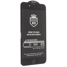 Захисне скло 6D для APPLE IPHONE 6 | 6S ЧОРНИЙ