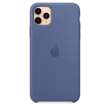 Чохол Silicone Case Original Apple iPhone 11 Pro Max Line Blue