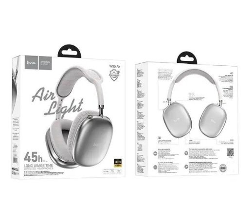 Бездротові повнорозмірні навушники HOCO W35 Air Triumph, SILVER