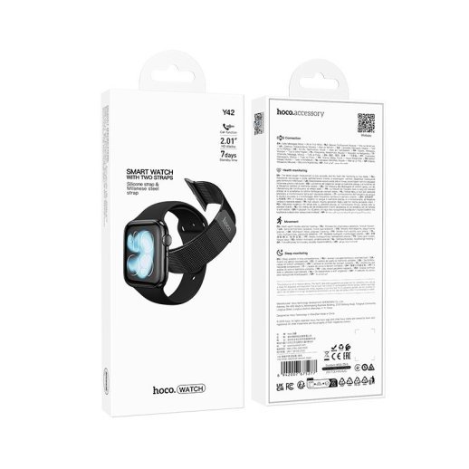Годинник HOCO Y42 Smart sports watch (call version), BLACK