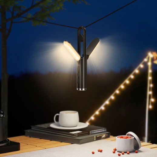 Аккумуляторная LED-лампа HX13 multifunctional camping light, чёрный
