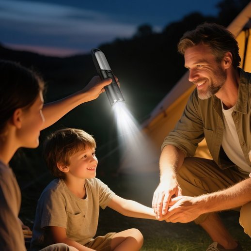 Аккумуляторная LED-лампа HX13 multifunctional camping light, чёрный
