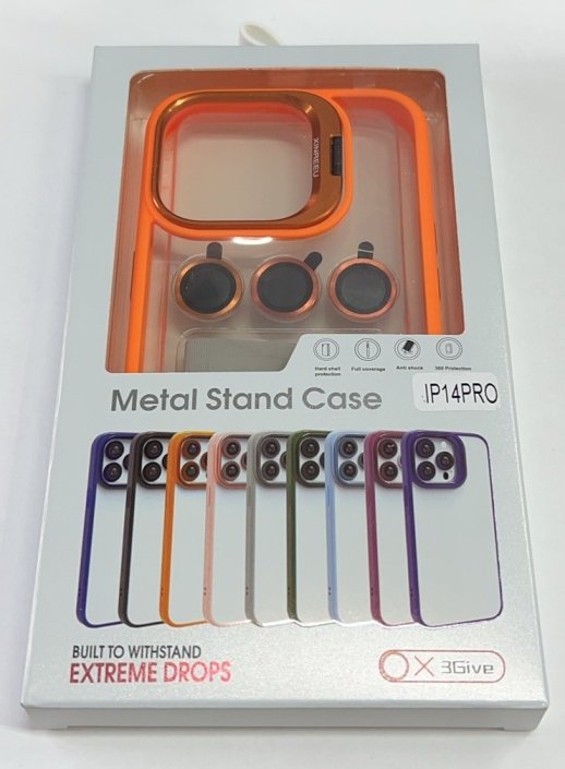 Чехол Metal Stand Case Apple Iphone 14 Pro New Gray 1