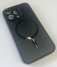 Case Carbone Shield Magsafe  for Apple Iphone 13 ProMax Black