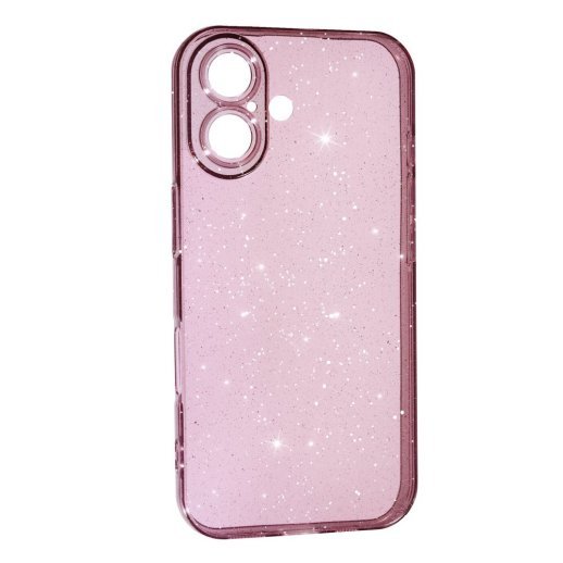 Силікон Clear Shine для Apple iPhone 16 Pink