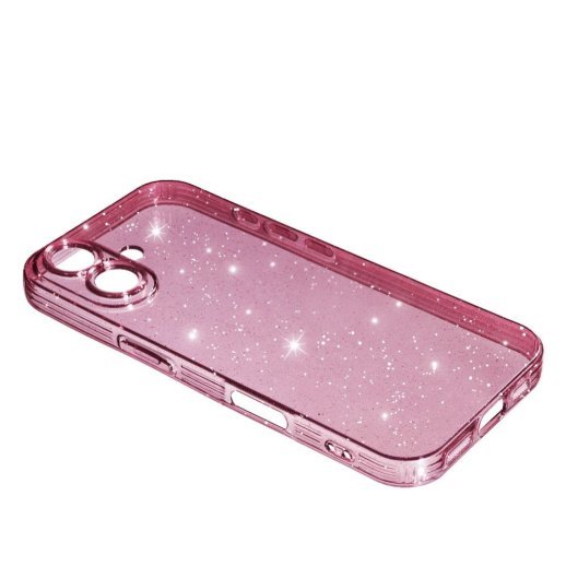 Силікон Clear Shine для Apple iPhone 16 Pink