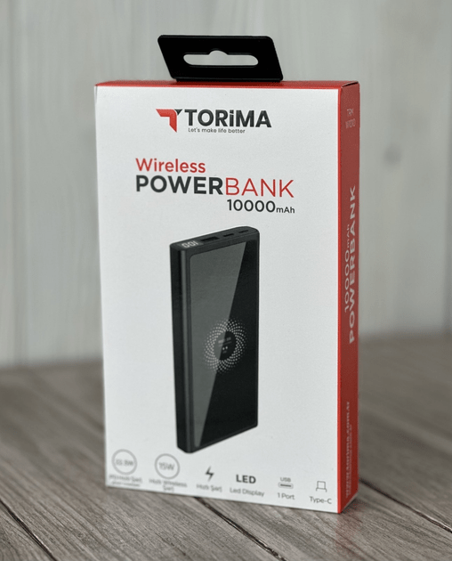 Power Bank Torima TRM-W1010 10000mAh Black