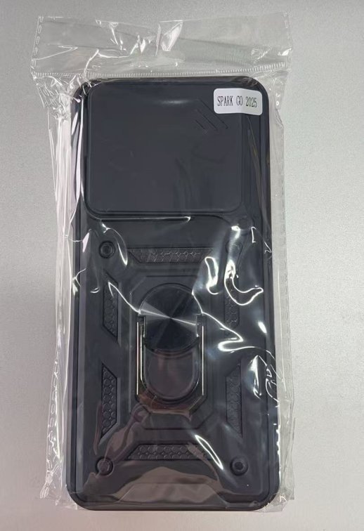 Armor Case With Curtain for Tecno Spark Go 1 / Tecno Spark Go 2025 Black