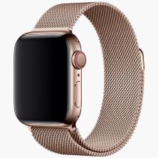 Ремінець металевий для годинника APPLE WATCH 38MM / 40MM / 41MM Milanese Loop 5_DARK-GOLD