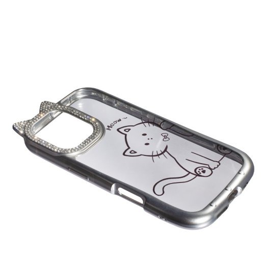 Силікон Cute Case для Apple iPhone 16 Pro Meow