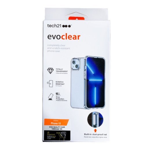 Накладка Evo Clear для Apple iPhone 15 Transparent