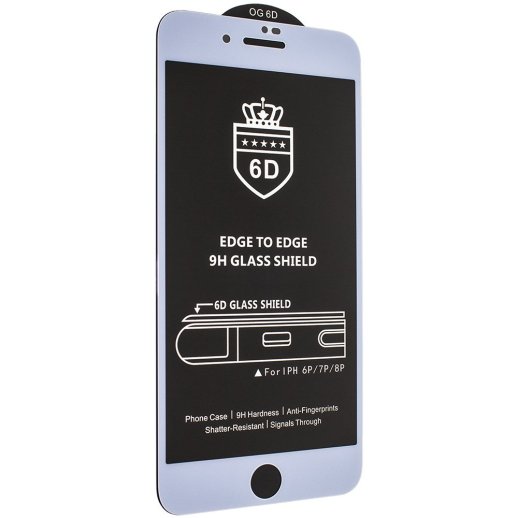 Захисне скло 6D для APPLE IPHONE 7 PLUS | 8 PLUS БІЛИЙ