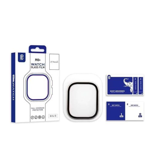 Захисне скло Pro Plus Metal Watch Glass для Apple Watch 49 mm Matte Silver