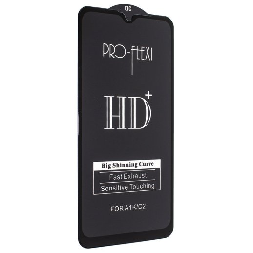 Захисне скло PRO-FLEXI HD+ REALME C2 | A1 K ЧОРНИЙ
