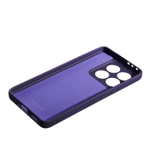 Силікон Case SMTT (AA) для Xiaomi 14T Dark Violet