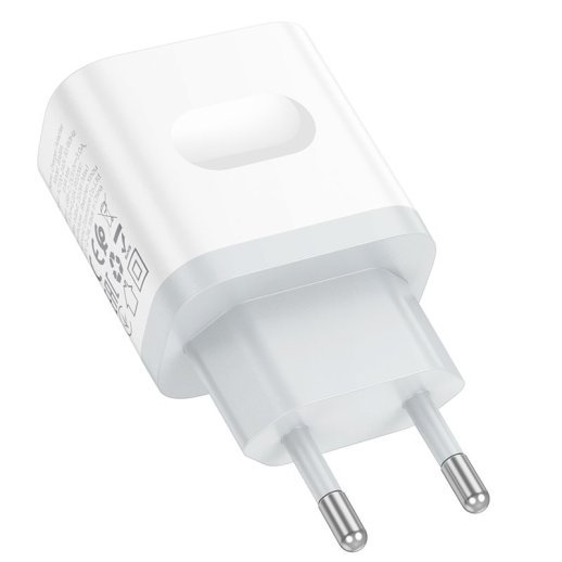 Мережевий зарядний пристрій BOROFONE BA99A TYPE-C PD 20W, білий