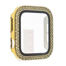 Накладка із захисним склом та стразами APPLE WATCH ЗОЛОТО
