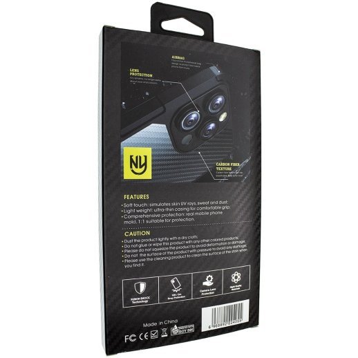 Силіконова протиударна карбонова накладка APPLE IPHONE 13 6,1"